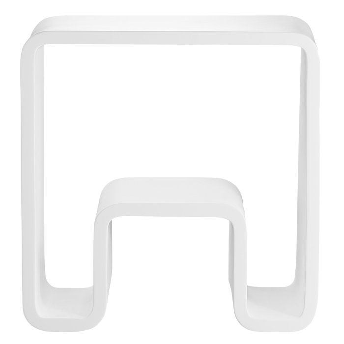 Ancona 17” Bathroom Shower Bench in Pure Acrylic Stone in Matte White